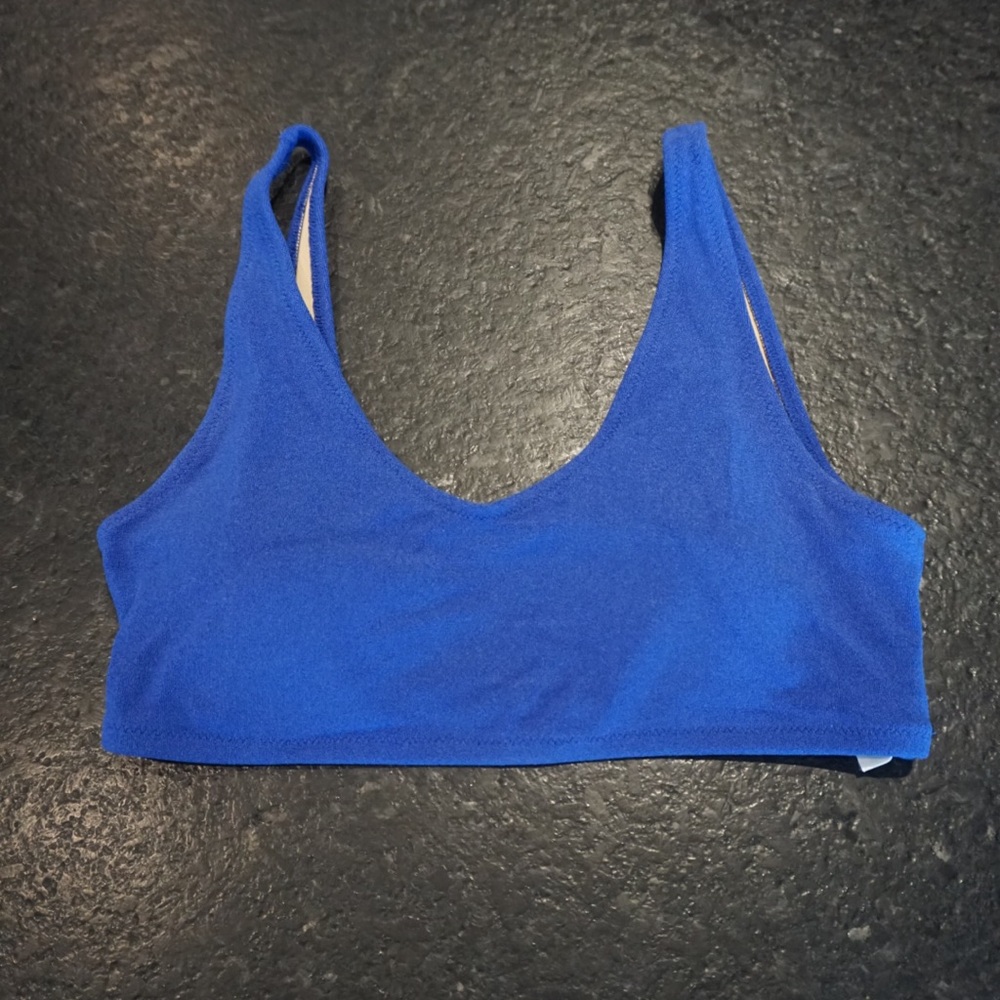 TERRY CLOTH BIKINI TOP